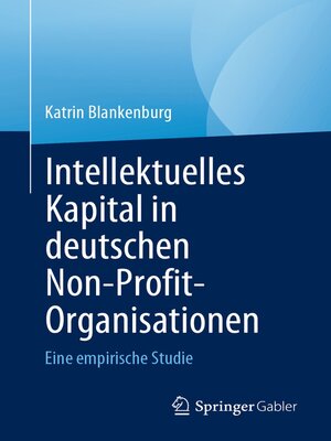 cover image of Intellektuelles Kapital in deutschen Non-Profit-Organisationen
